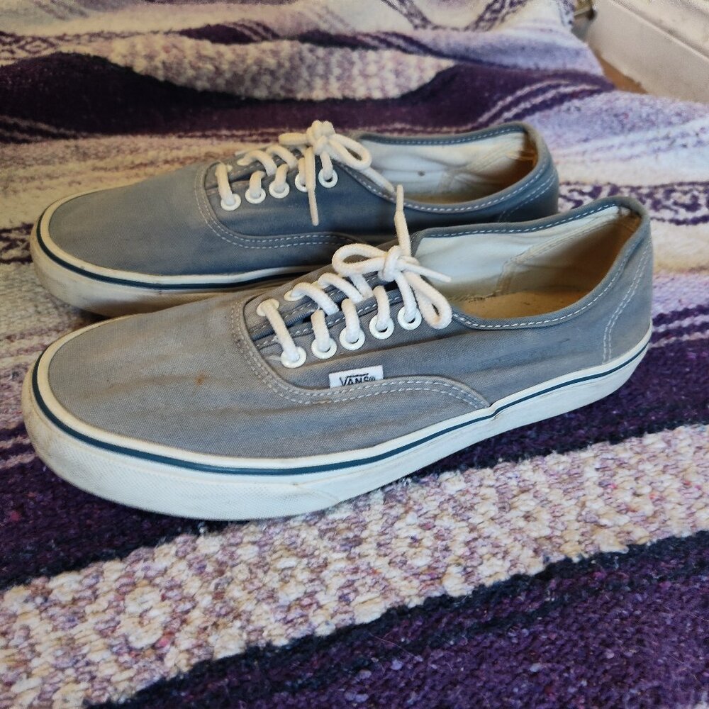 Vans Unisex Off The Wall 721565 Blue Casual Shoes Sneakers Size M 9.5 W 11 7.5